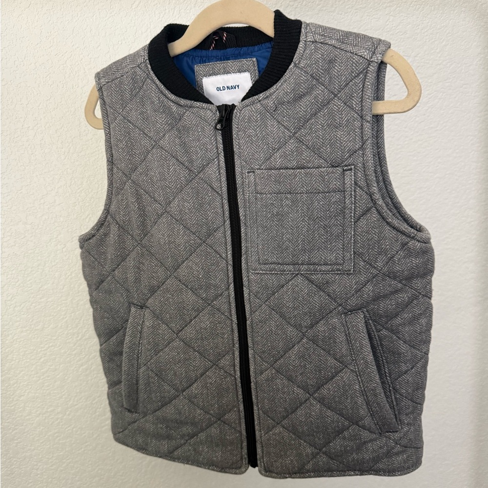 Old Navy Kids Quilted Vest, Size Small (6-7)